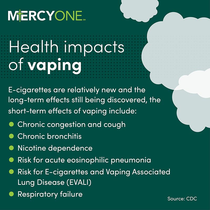 What are the health effects of vaping?